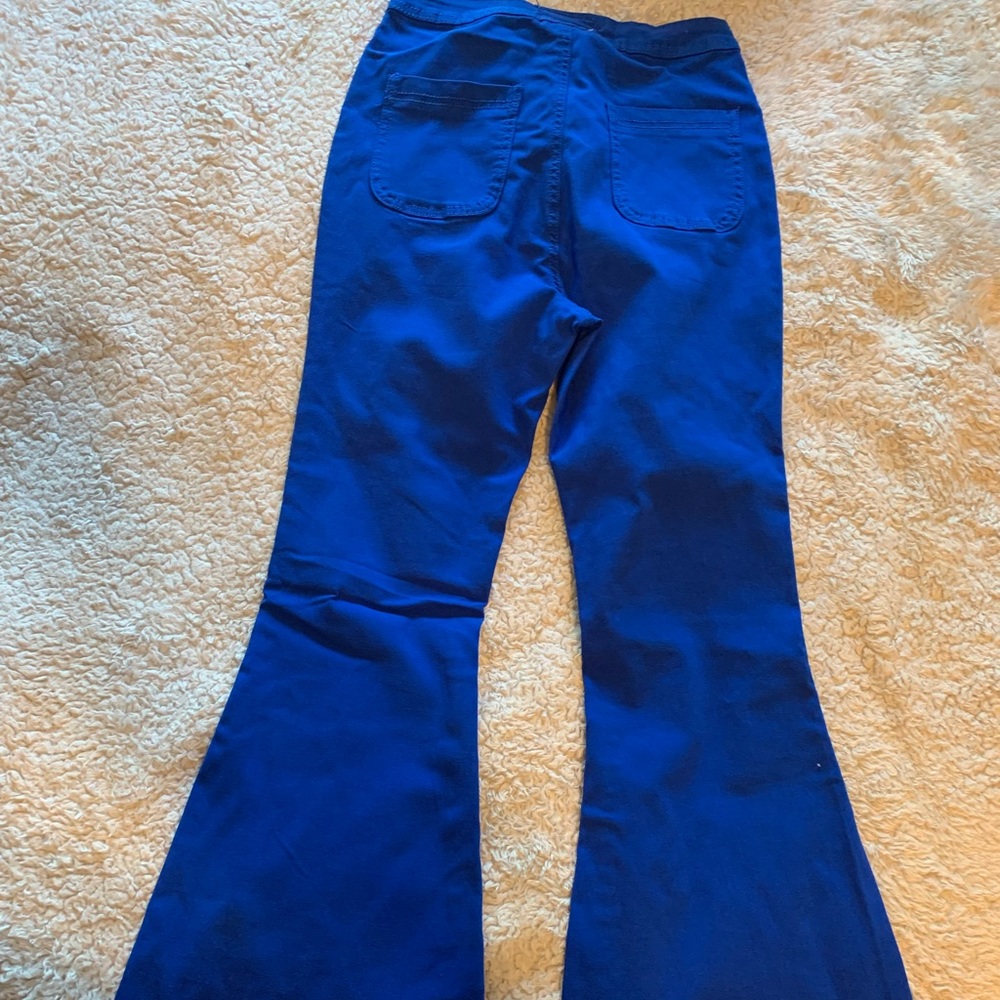 Swankaposh major high rise flare stretchy jeans